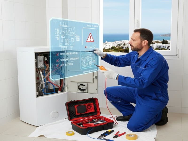 réparation un chauffe-eau défectueux en Tunisie