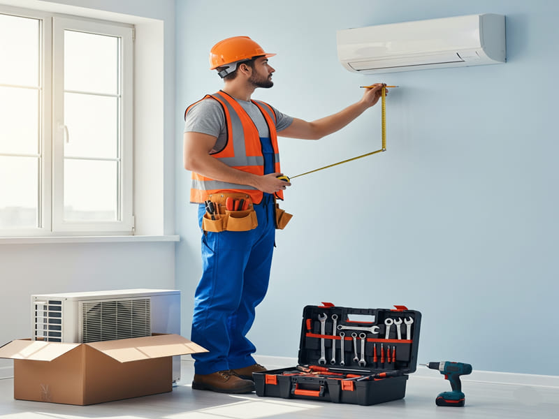 préparer installation climatiseur Tunisie