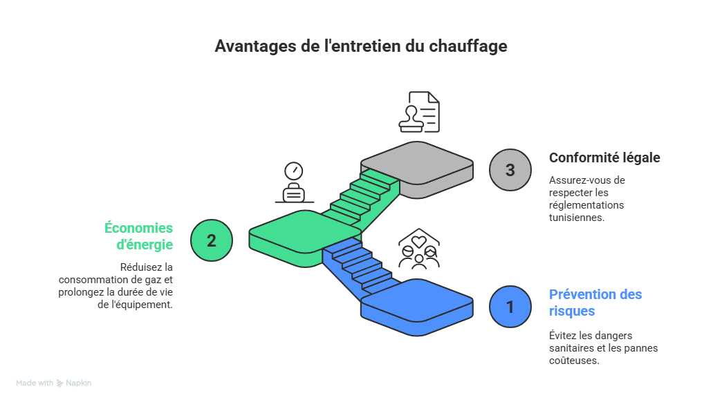 entretien chauffage pour l'hiver en Tunisie