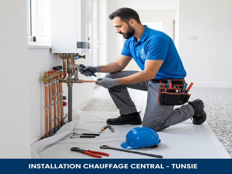 Installation chauffage central en Tunisie : Guide complet 2025 [Prix & Conseils]