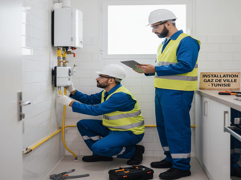 installation gaz de ville