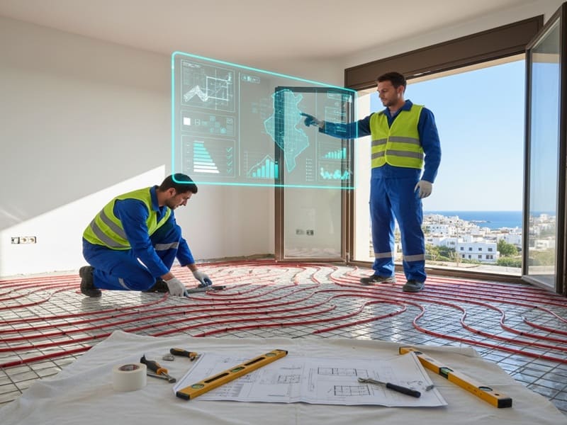 Chauffage au sol Tunisie