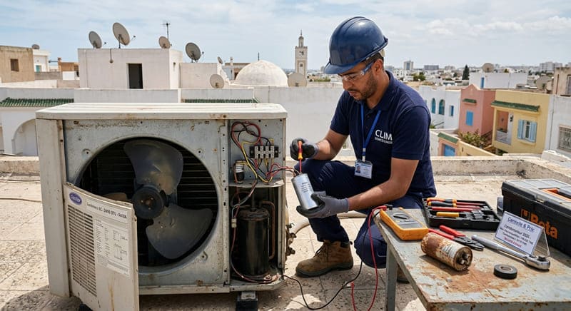 Prix d'un condensateur de climatiseur Tunisie